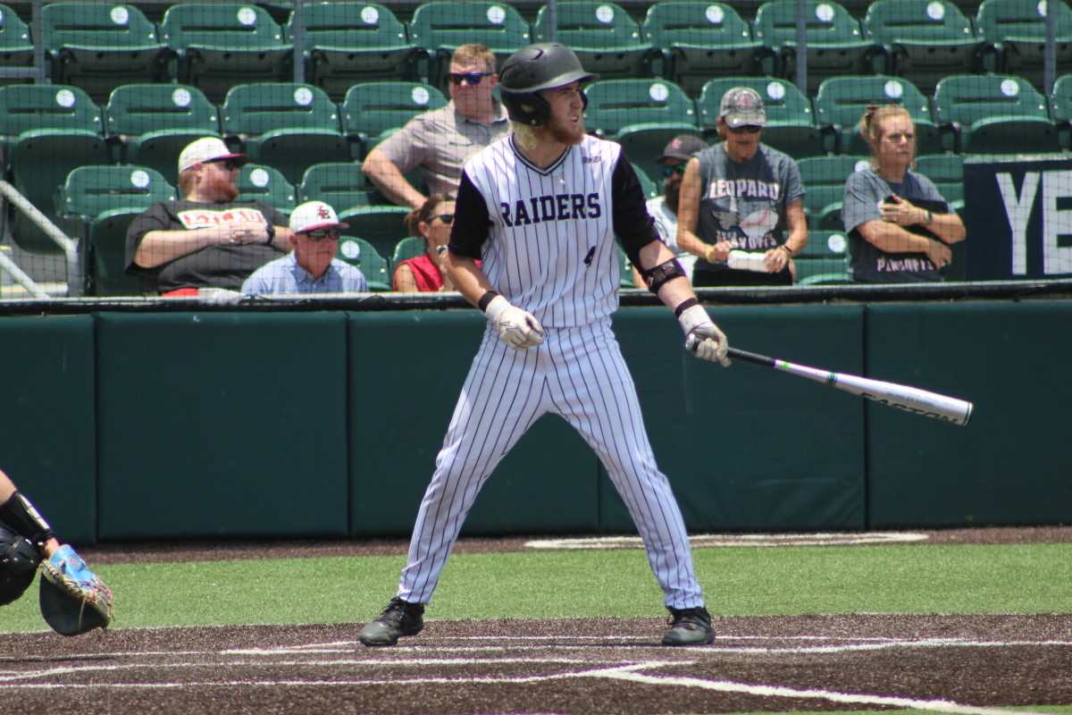 Texarkana Liberty-Eylau Canyon Randall 4A UIL state semifinals Texas baseball playoffs 060723 Andrew McCulloch 48